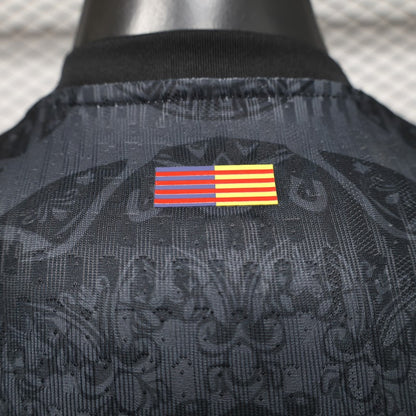 2026-27 Barcelona Dark Black Red Special Edition Player S-2XL