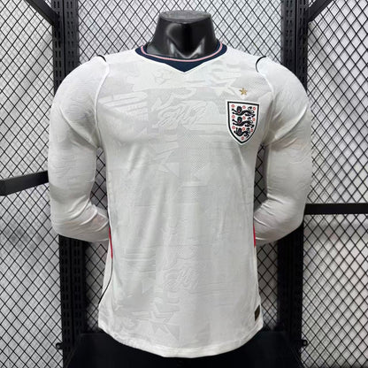 2026 England Home Long Sleeve Player S-2XL