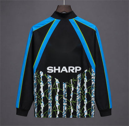 2026-27 Manchester United Black Blue 1990-92 Bringback Track Jacket S-3XL