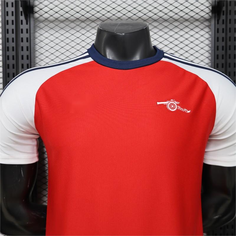 2026-27 Arsenal Originals Red with White Raglan Sleeve Home Player S-3XL