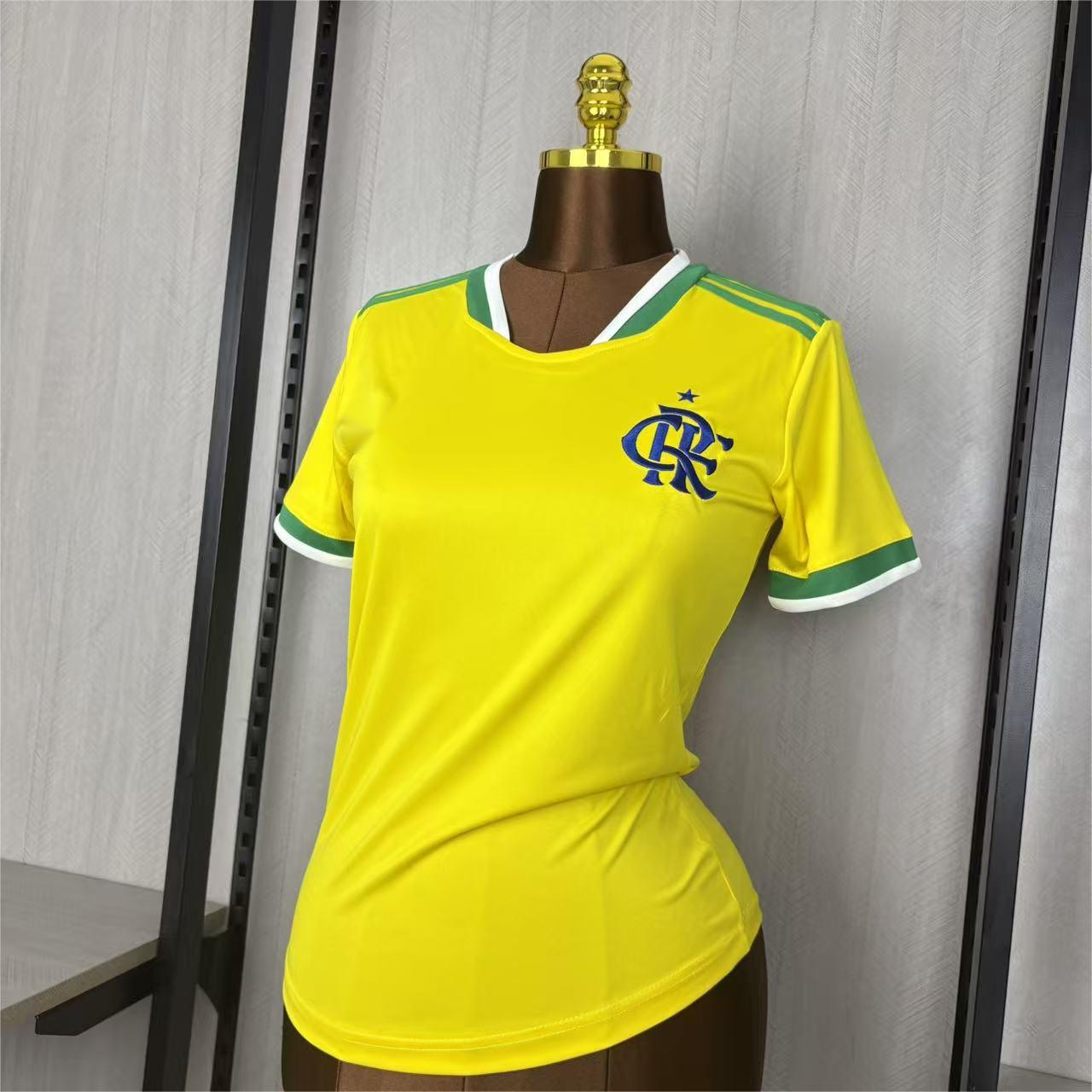 2026-27 Flamengo World Cup Edition Yellow Women S-2XL