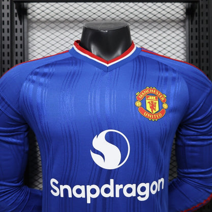 2026-27 Manchester United Auswärts Langarm Trikot Spieler S-2XL
