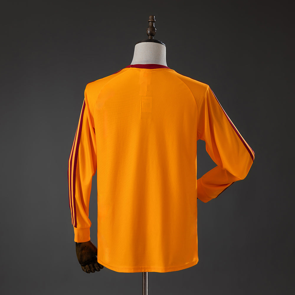2026-27 Roma Terrace Icons T-Shirt Orange Long Sleeve S-2XL