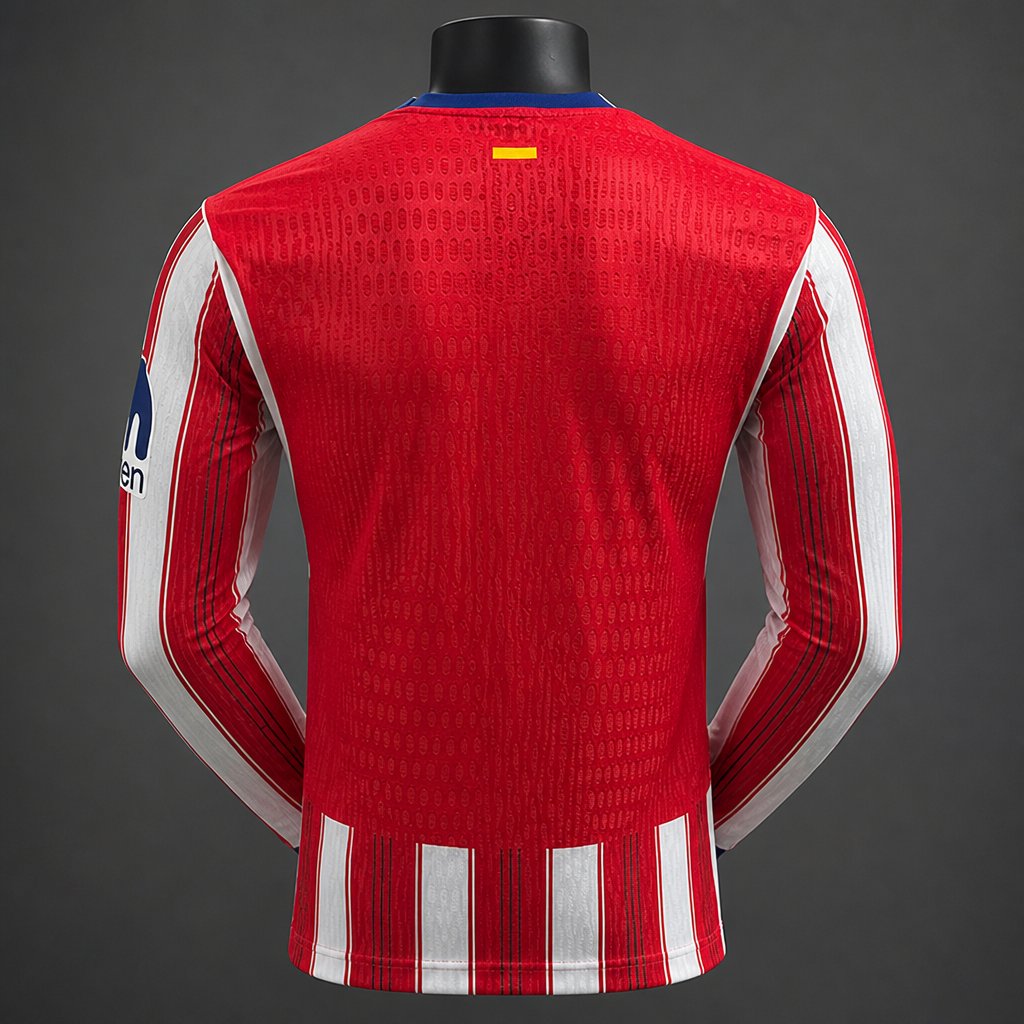 2026-27 Atletico Madrid Home Long Sleeve player S-3XL