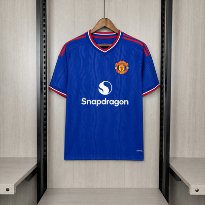 2026-27 Manchester United Auswärtstrikot Blau S-4XL