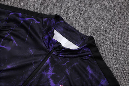2026-27 Barcelona Black Purple Half Pull Training Suit Adults Or Children