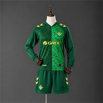 2026-27 Real Betis Away Long Sleeve Kids Size 16-28
