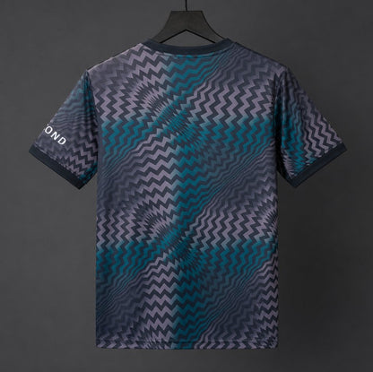 2026-27 Paris Home Goalkeeper BlackBlue Zigzag Pattern S-4XL