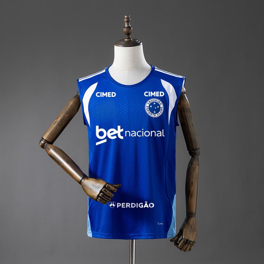 2026-27 Cruzeiro Todos los patrocinadores Entrenamiento - Chaleco azul S-4XL