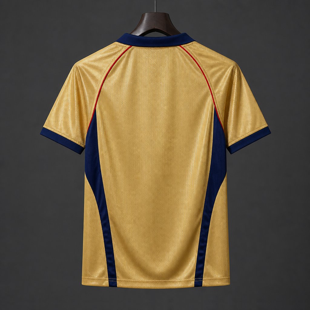 2026-27 Arsenal Away Vintage 2001-02 Remake Gold S-4XL