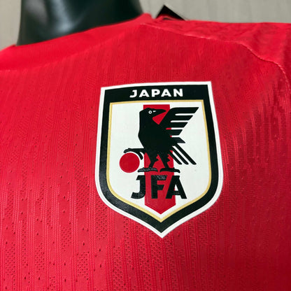 2026 Japón Jugador Rojo S-2XL