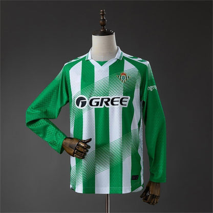 2026-27 Real Betis Home Champions League Long Sleeve S-4XL