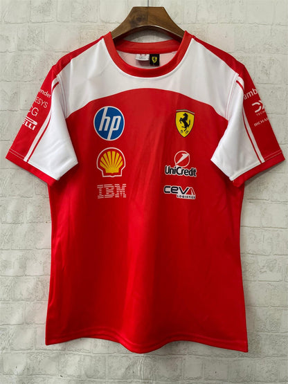 2026 F1 Ferrari Round Neck Racing Suit S-5XL