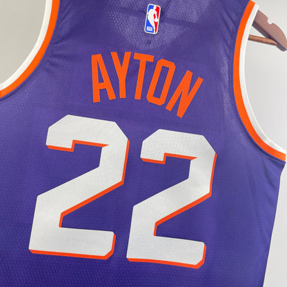 NBA 2024-25 Suns away purple No. 22 AYTON