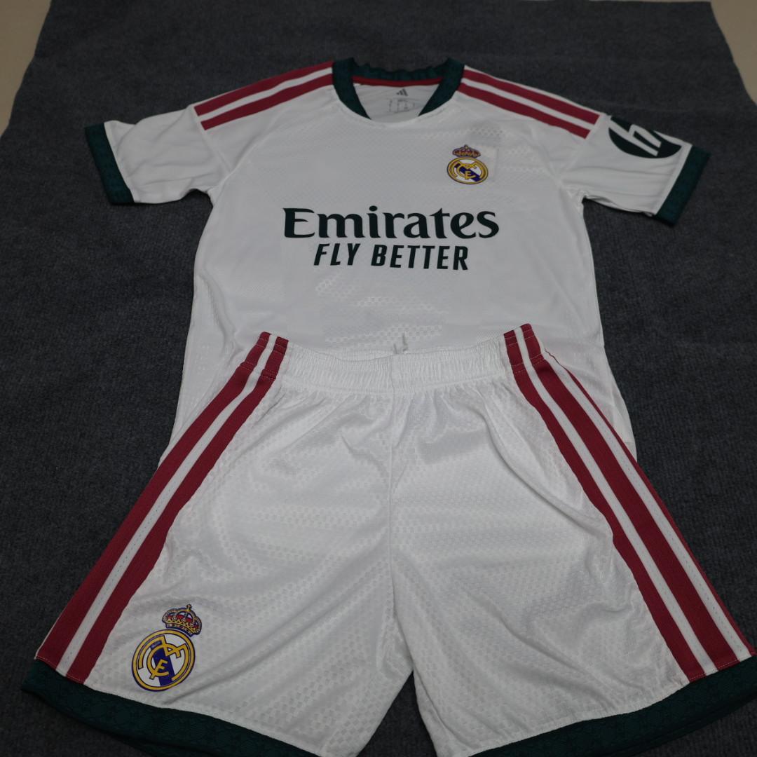 2026-27 Real Madrid Home Kids Kit Jersey Size 16-28