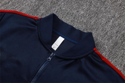 2026-27 Barcelona Blue Full Zip Training Suit Adults Or Children