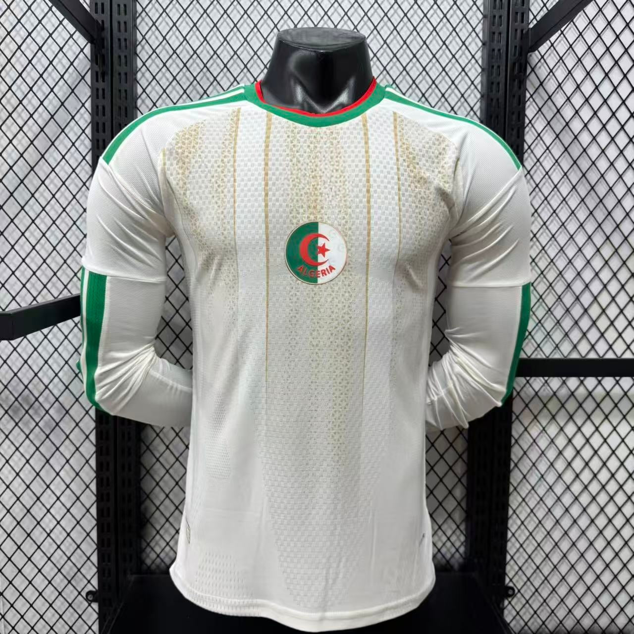 2026 Algeria Home Long Sleeve Player S-2XL