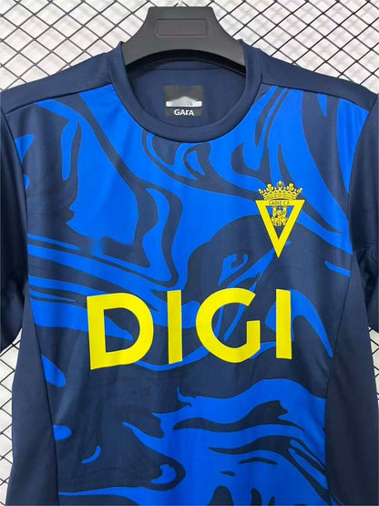 2026-27 Cádiz CF Navy Blue Marble Pattern Pre-Match S-4XL