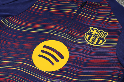 2025-26 Barcelona yellow and blue camouflage pattern Kids 10-18