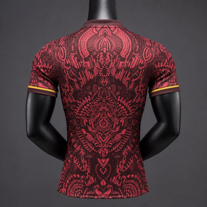 2026-27 Paris Dark Red with Tribal Pattern Special Player S-3XL