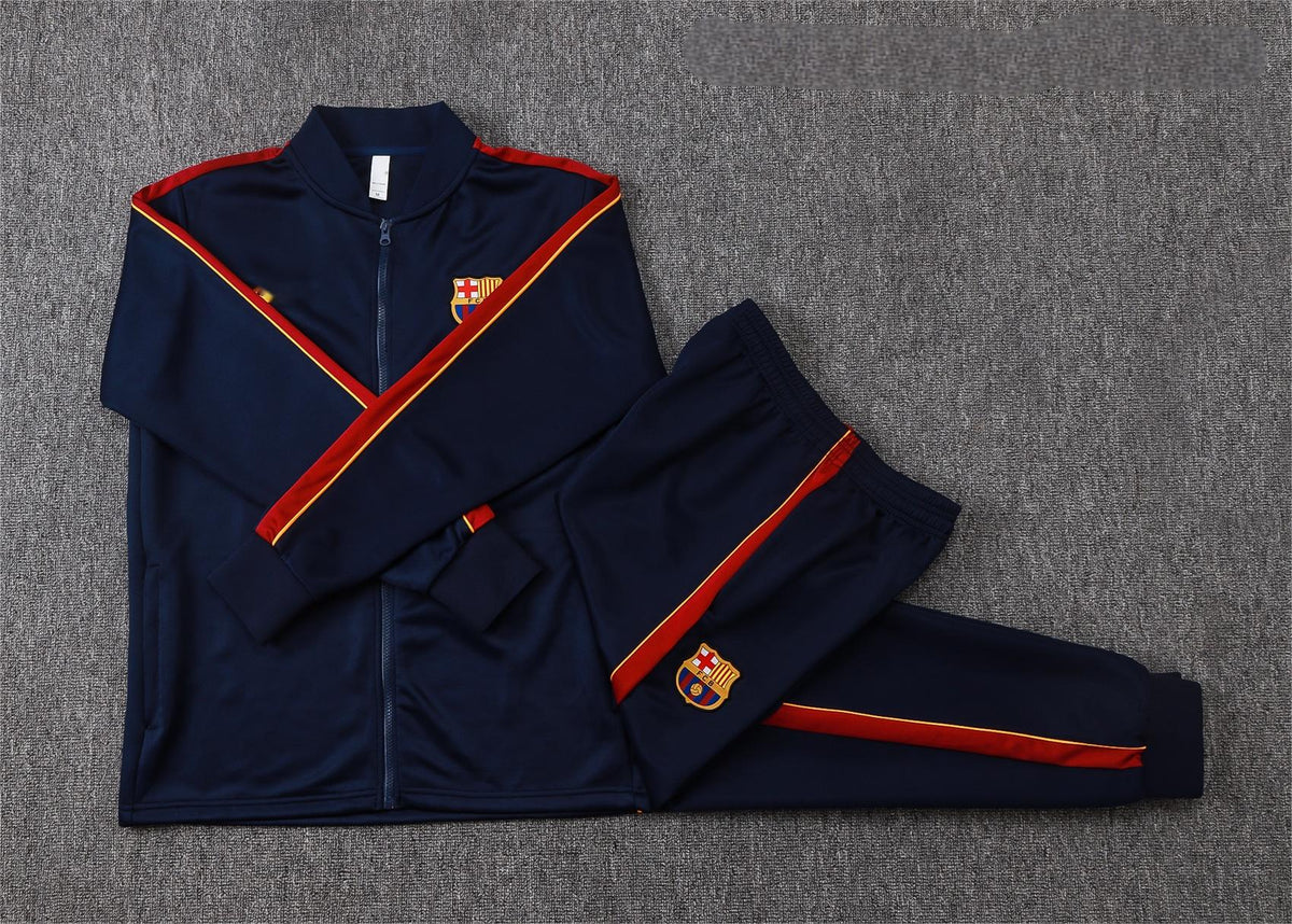 2026-27 Barcelona Blue Full Zip Training Suit Adults Or Children