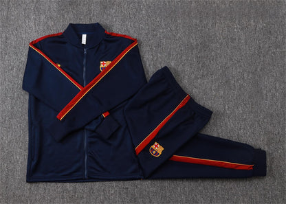 2026-27 Barcelona Blue Full Zip Training Suit Adults Or Children