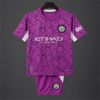 2026-27 Manchester City Electric Orchid Goalkeeper Kids Size 16-28