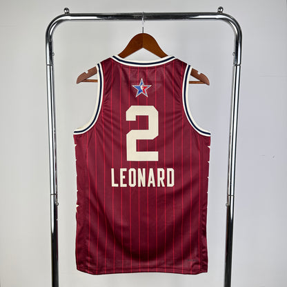 NBA 2024-25 All-Star Red No. 2 LEONARD