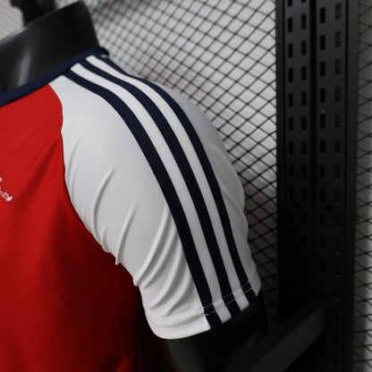 2026-27 Arsenal Originals Red with White Raglan Sleeve Home Player S-3XL