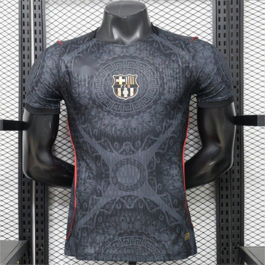 2026-27 Barcelona Dark Black Red Special Edition Player S-2XL