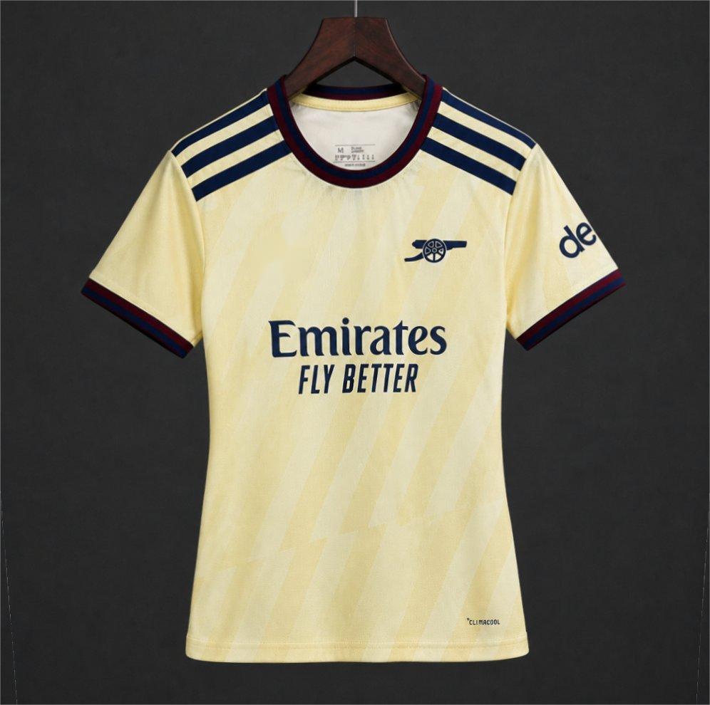 2026-27 Arsenal Second Away Yellow Women S-4XL