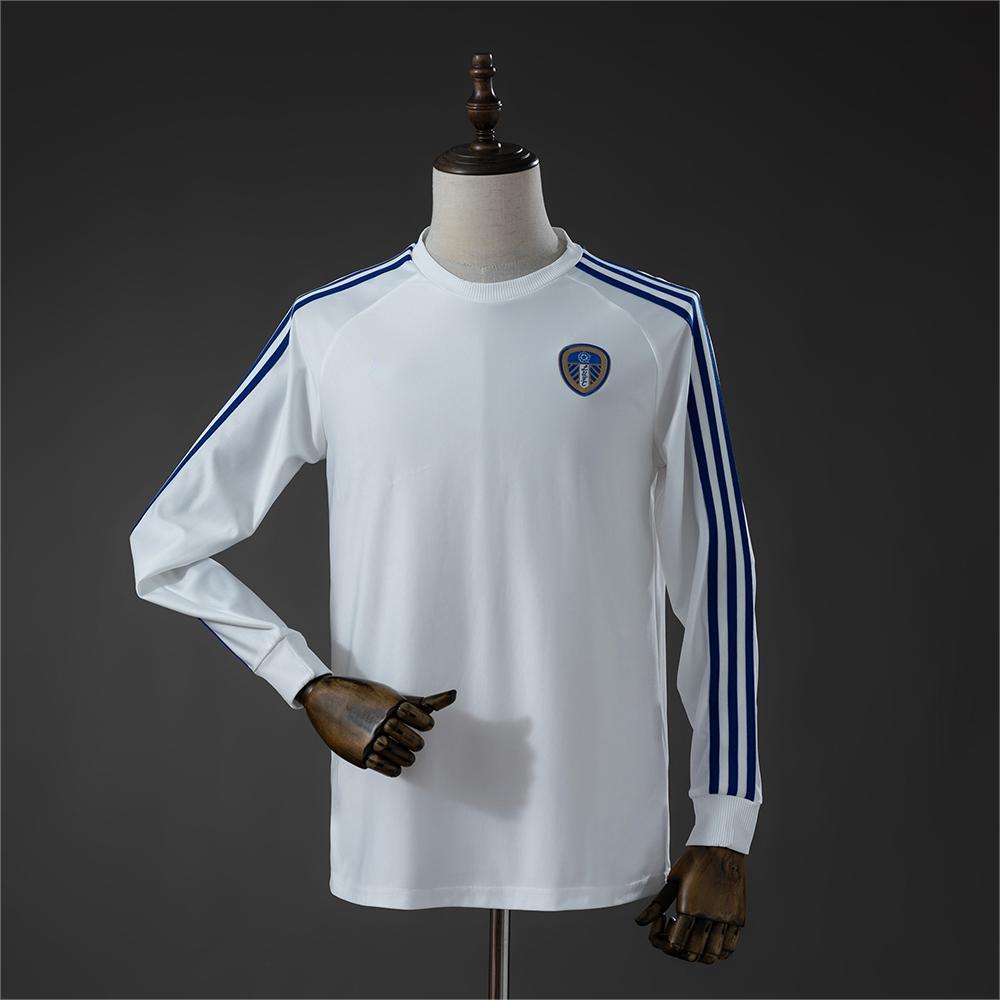 2026-27 Leeds United Terrace Icons White T-Shirt Long Sleeve S-2XL