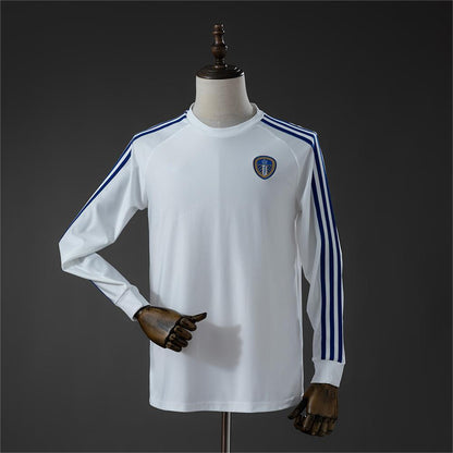 2026-27 Leeds United Terrace Icons White T-Shirt Long Sleeve S-2XL