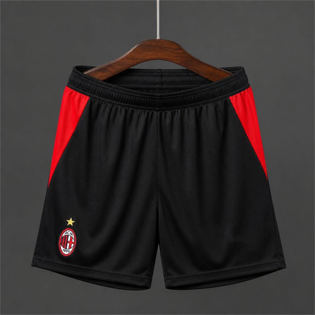 22026-27 AC Milan Home Black Shorts S-4XL