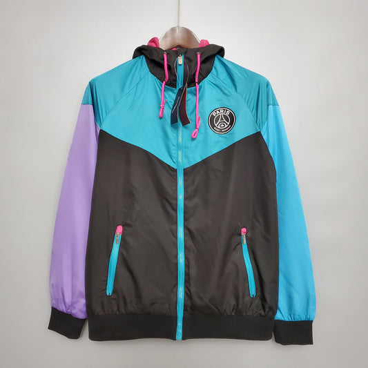 20-21 Windbreaker Paris Saint-Germain PSG Black Blue Purple S-XXL