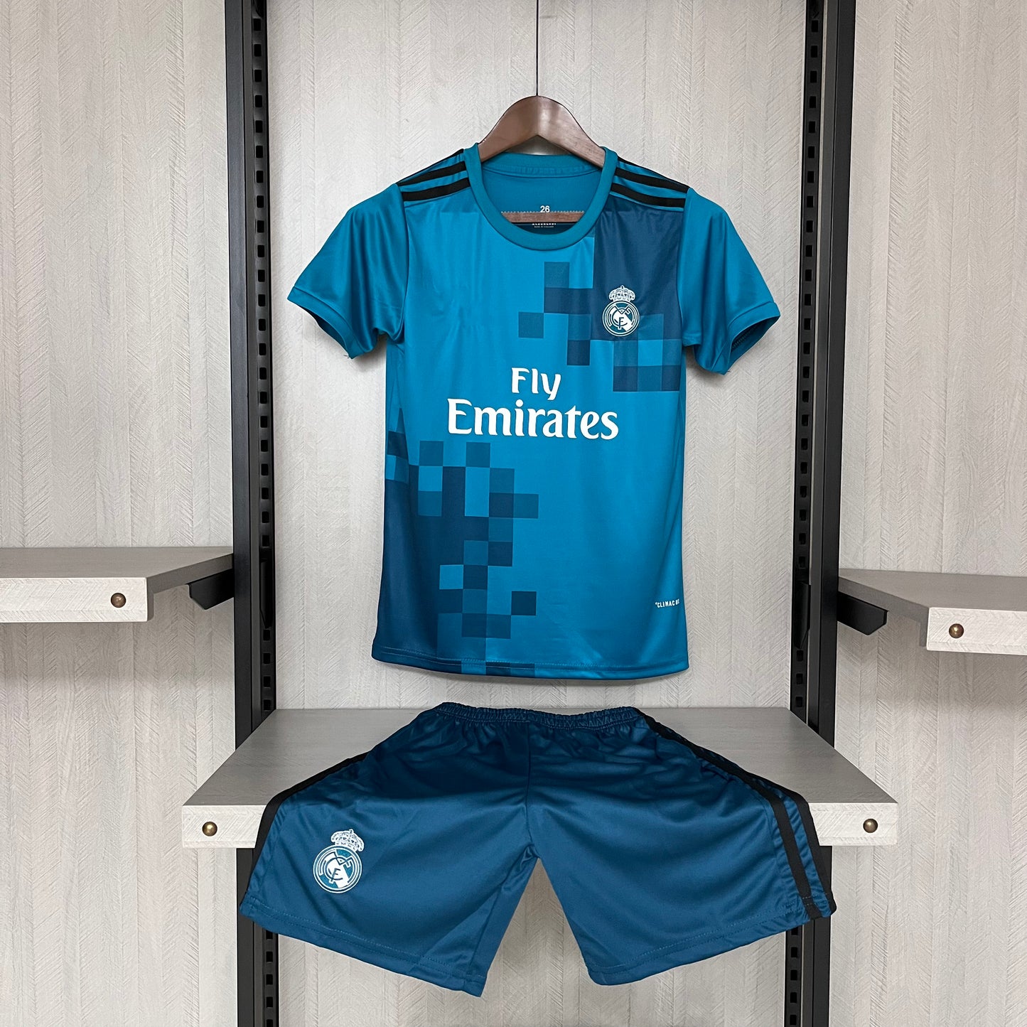 2017-18 Real Madrid II Away Retro children's clothing size 16-28