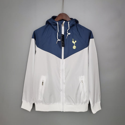 21-22 Windbreaker Tottenham Blue and White S-XXL