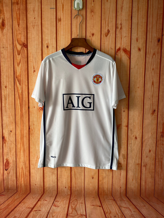 Retro Manchester United 08-09 League Edition away White S-XXL