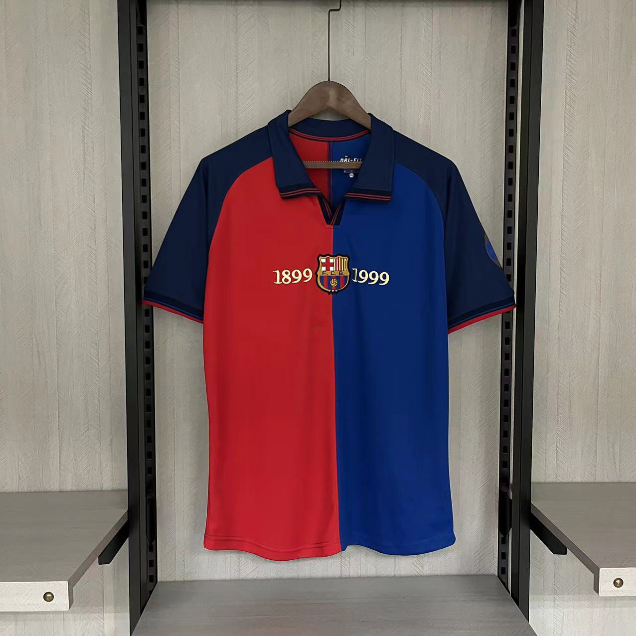 Retro Barcelona 100th Anniversary version home S-XXL