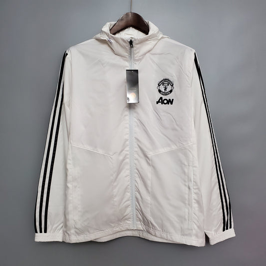 20-21 Windbreaker Manchester United white - black border S- XXL