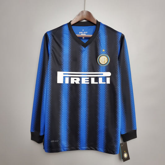 Retro long-sleeved 10-11 Inter Milan home S-XXL