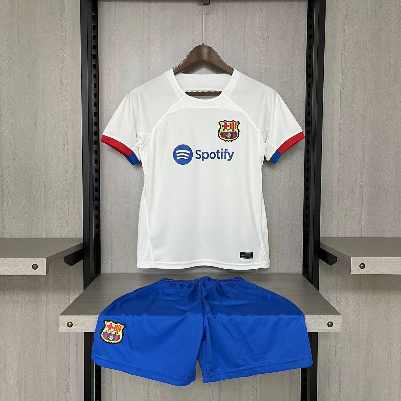 Children's clothing 2023-24 Barcelona away sizes 16-28