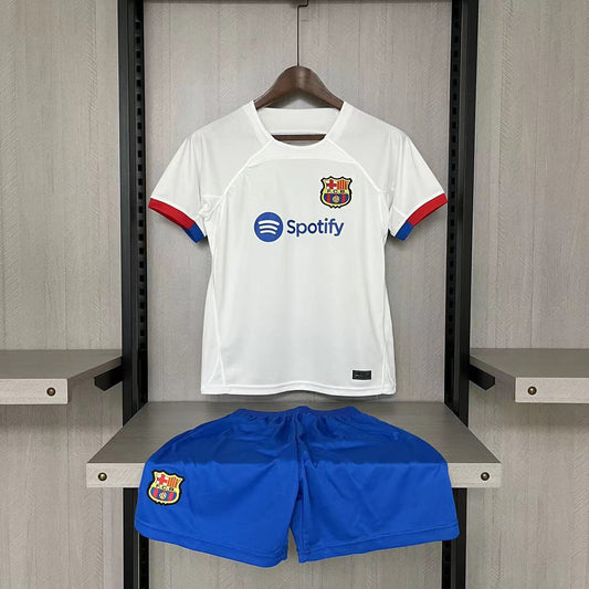 Vêtements pour enfants 2023-24 Barcelone extérieur tailles 16-28