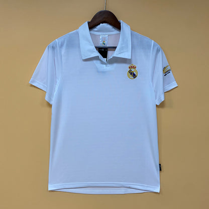 Rétro Real Madrid 02-03 Ligue des Champions DOMICILE S-XXL