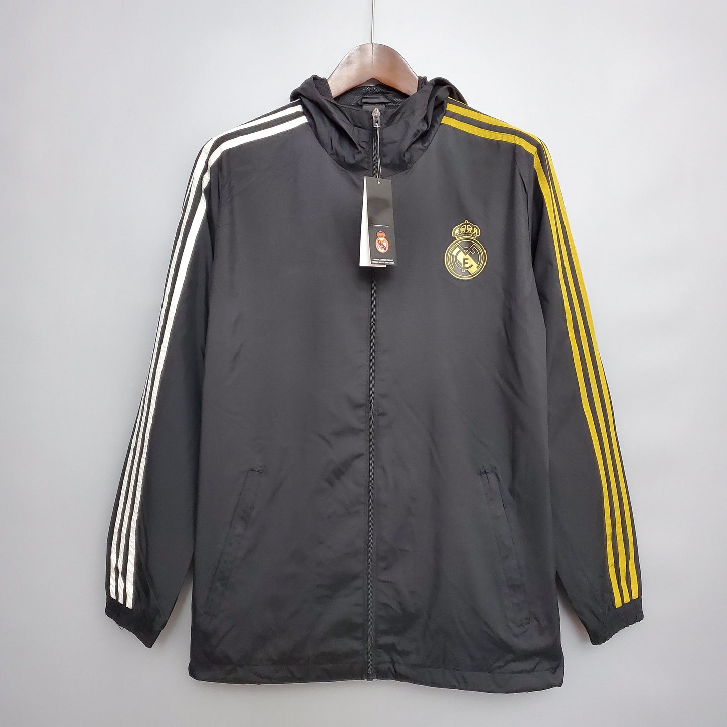 20-21 Coupe-vent Real Madrid Noir S-XXL