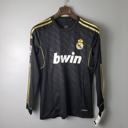 2012 Rétro Real Madrid manches longues noires