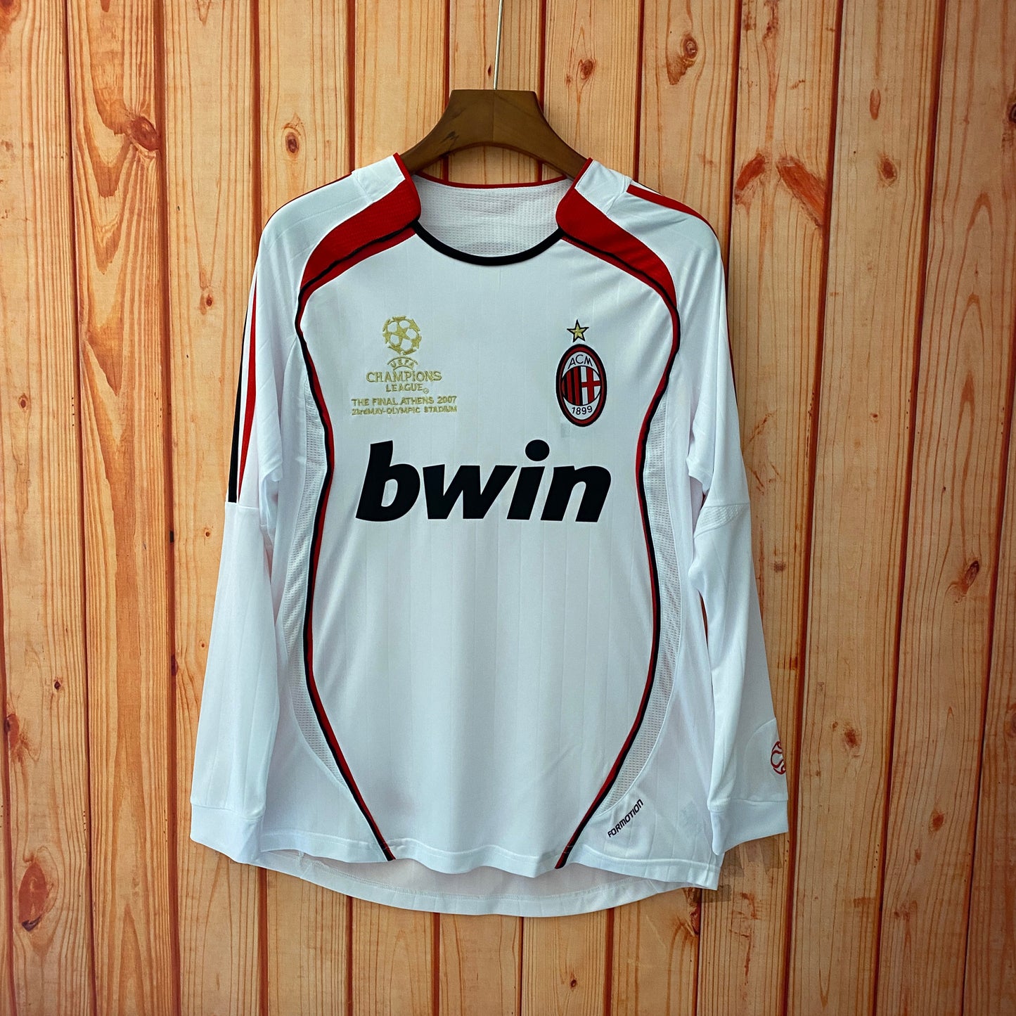 Retro Long Sleeve AC Milan 06-07 AWAY S-XXL