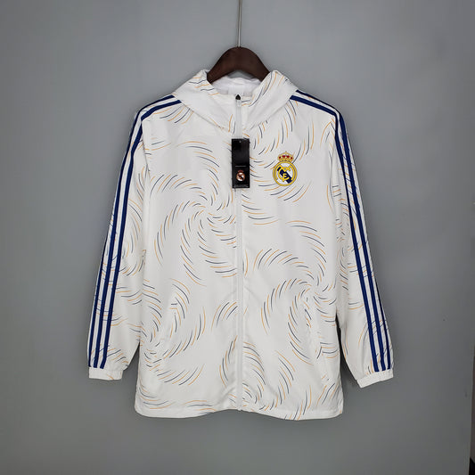 Coupe-vent Real Madrid 21-22 Blanc S-XXL