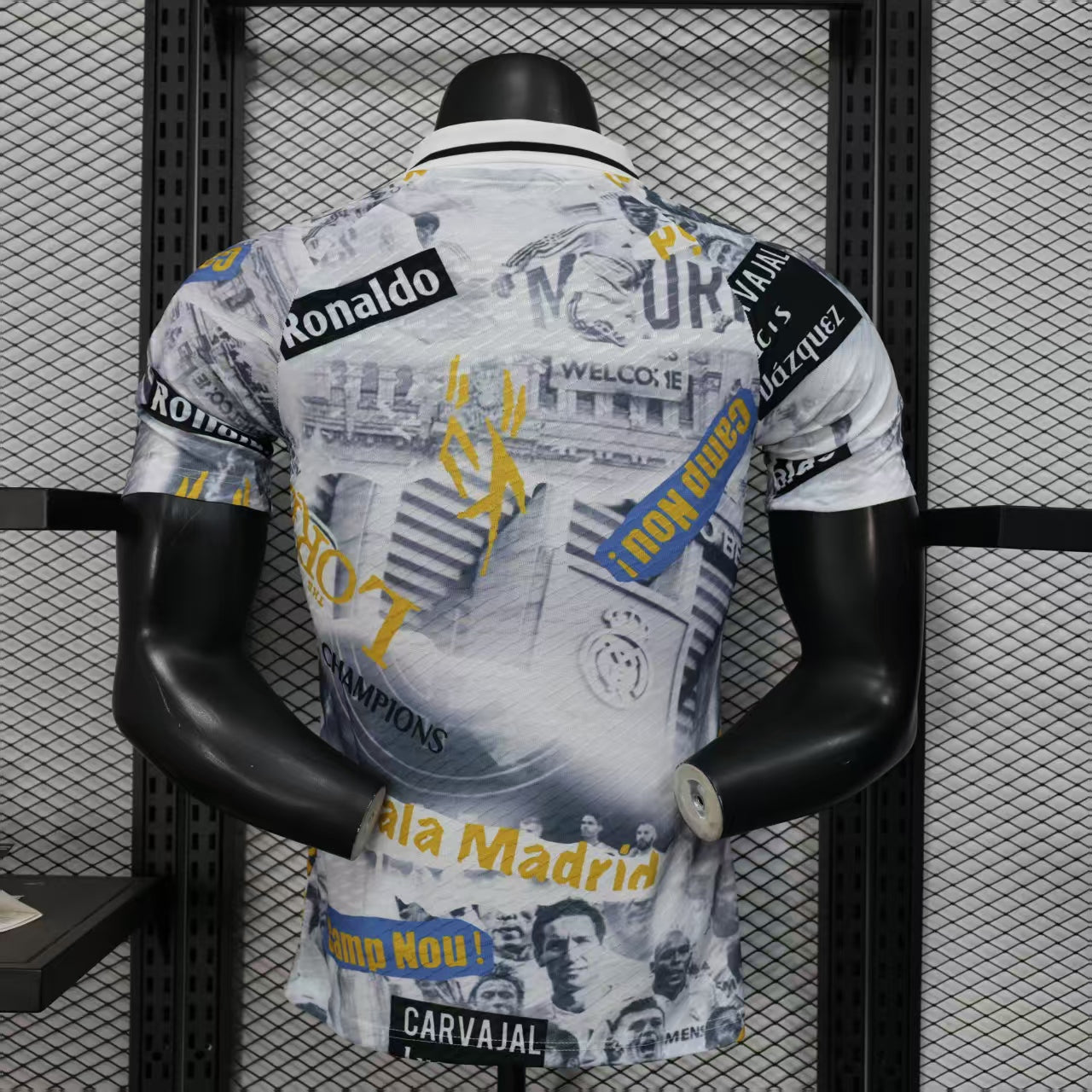 2025-26 Real Madrid Champions League Highlights Player Size S-2XL