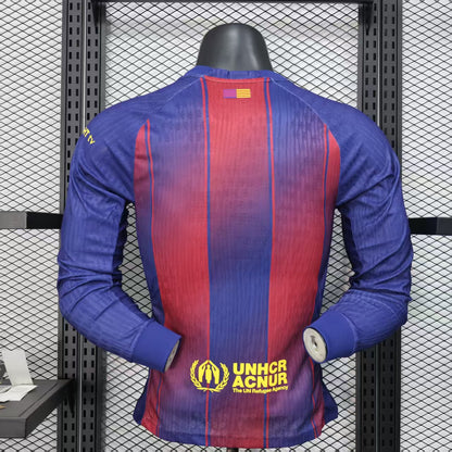 Camiseta de manga larga local del Barcelona 2024-25 (tallas S-2XL)